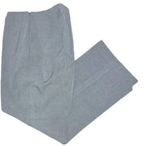 NWOT TALBOTS PETITE SIZE CLASSIC BUSINESS TROUSER HIDDEN SIDE ZIP SZ 10P GRAY